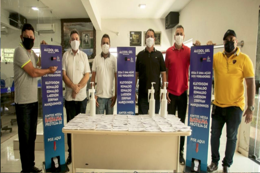 Vereadores da base da prefeita Chaguinha, em Coremas, doam 50% dos próprios salários para a compra de equipamentos de proteção em ações de combate ao coronavírus