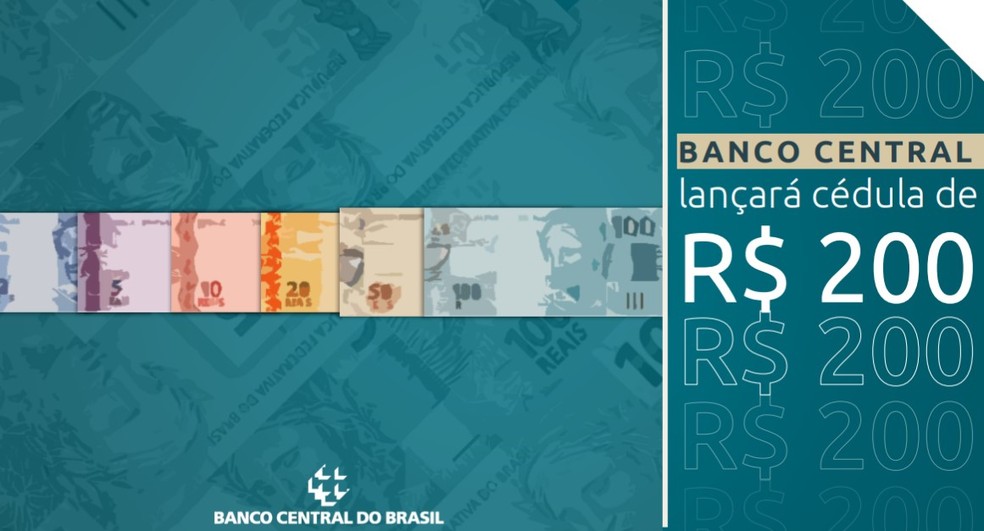 Conselho Monetário Nacional aprova lançamento da cédula de  R$ 200