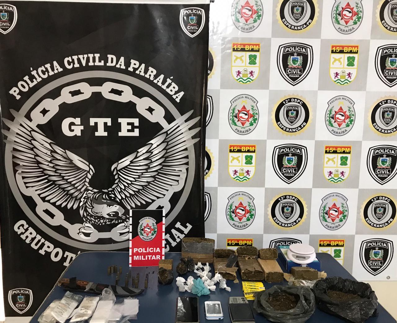 Polícia prende homem que escondia maconha enterrada em plantação de batatas em São Sebastião de Lagoa de Roça