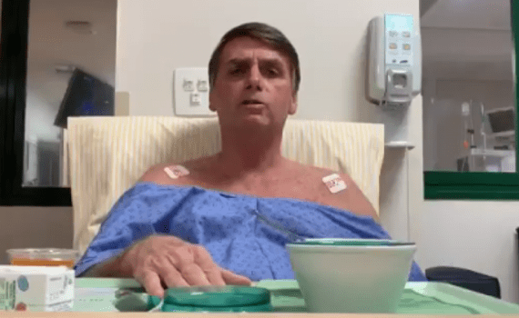 Após cirurgia, Bolsonaro inicia dieta oral e caminhadas pelo quarto