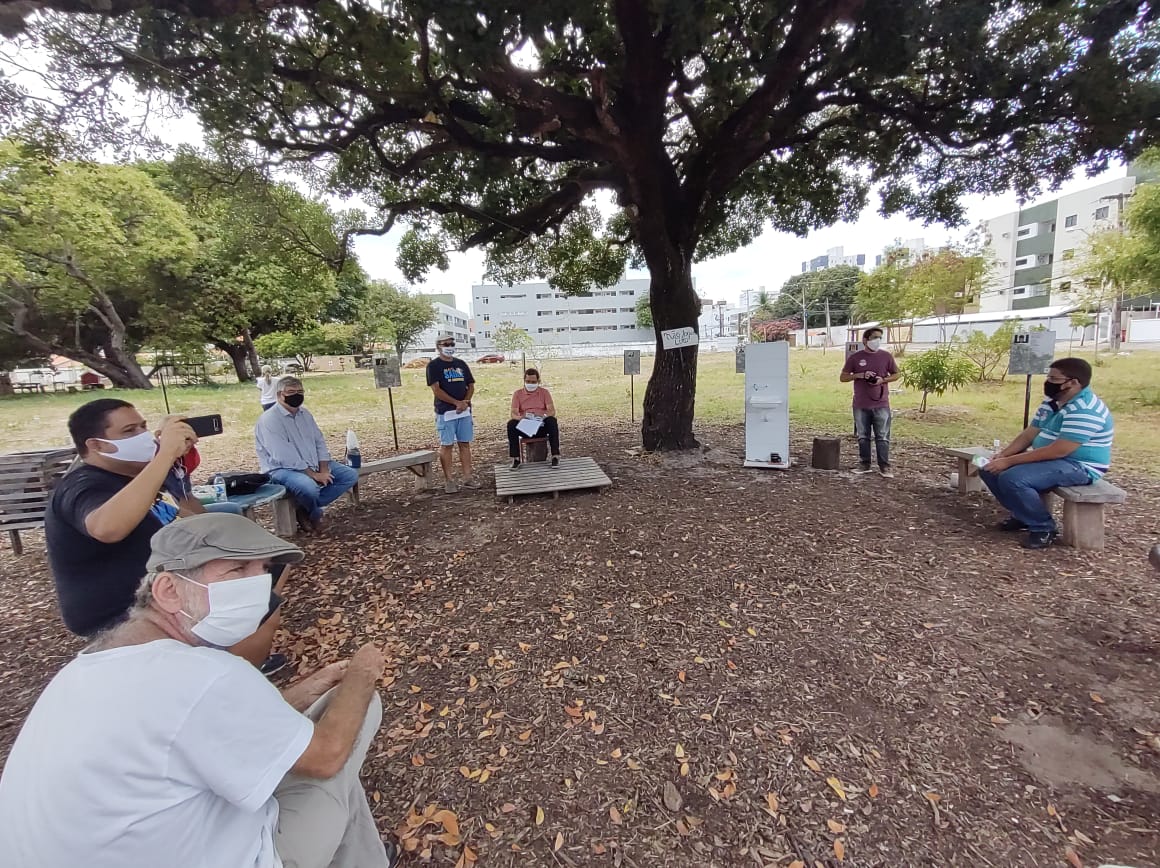 ECOPRAÇA: Anísio Maia defende políticas sustentáveis e ônibus menos poluentes nas ruas da capital
