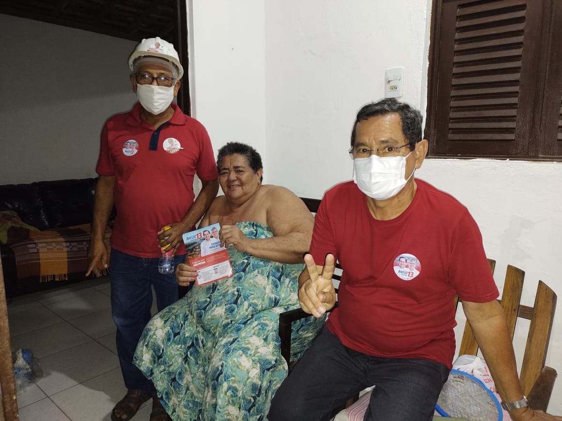 Candidato Anísio Maia visita o Bairro São José e se compromete com a revitalização do rio e a geração de emprego e renda