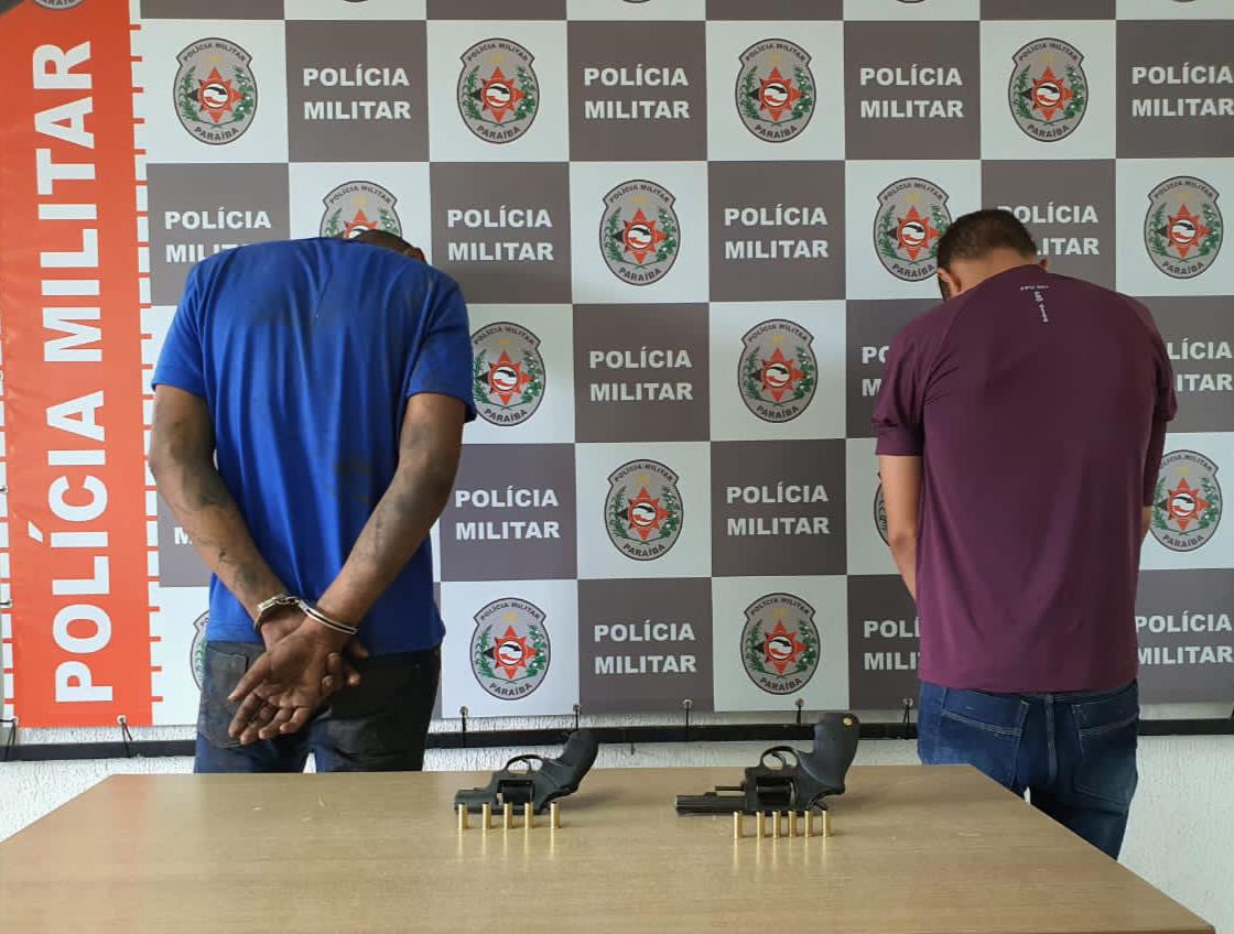 TROCA DE TIROS: Polícia Militar da PB prende  acusados de alvejarem a tiros 2 homens, no Varadouro