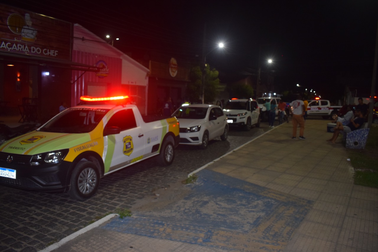 Em ação de combate a propagação da Covid, operação fecha bares em Sapé e faz alerta a população sobre aumento dos casos de infectados e óbitos