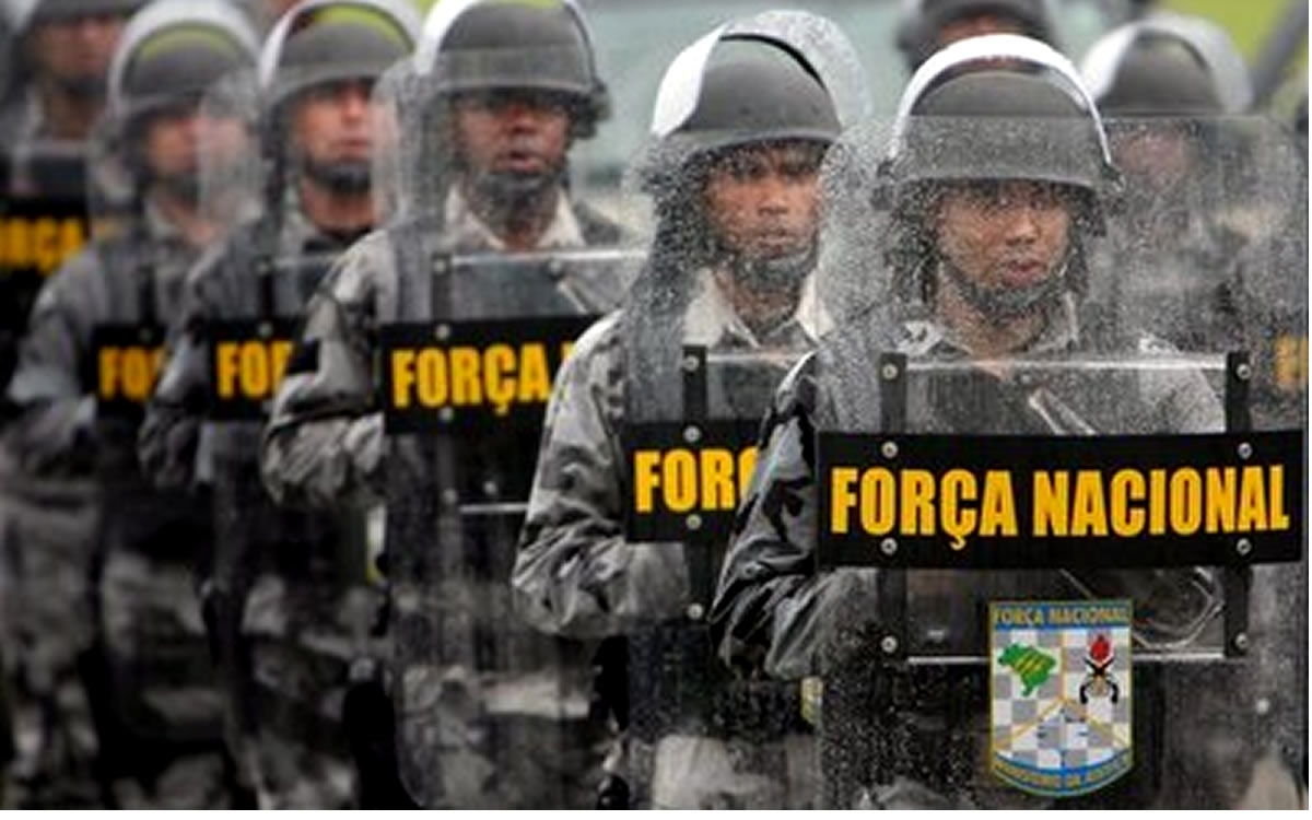 Em petição ao ministro do Supremo, AGU pede inclusão de policiais da Força Nacional em grupo prioritário
