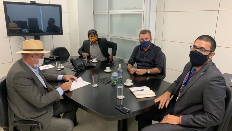 Jeová Campos tem audiência em Brasília para discutir sobre conclusão de projetos da Transposição e outras ações que beneficiam a PB