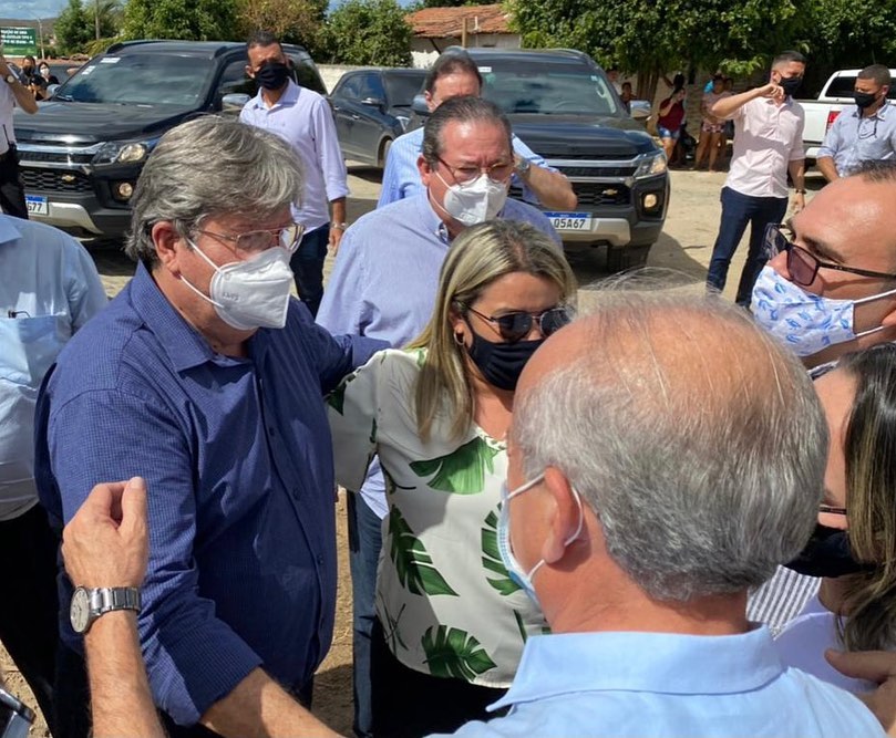 Deputado Branco integra comitiva do governador João em vista para entrega de obras a municípios do Vale do Piancó