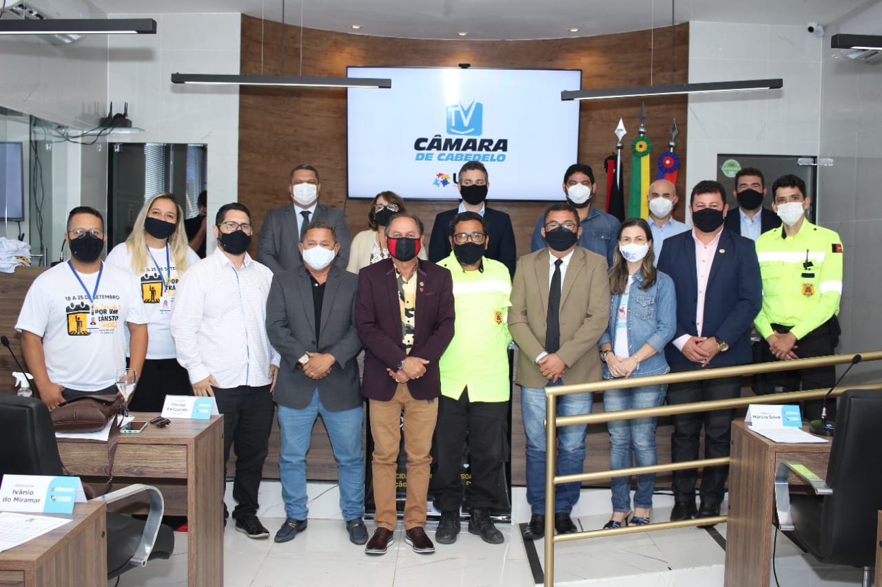 Câmara de Vereadores de Cabedelo realiza sessão especial alusiva a Semana Nacional de Trânsito