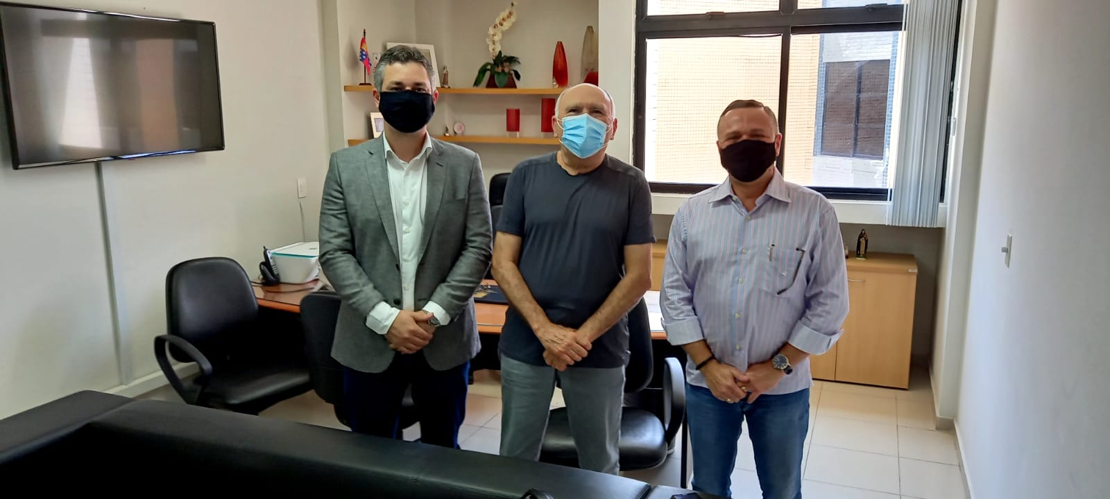 Presidente da Câmara de Vereadores de Cabedelo discute com conselheiro do TCE transparência na gestão pública