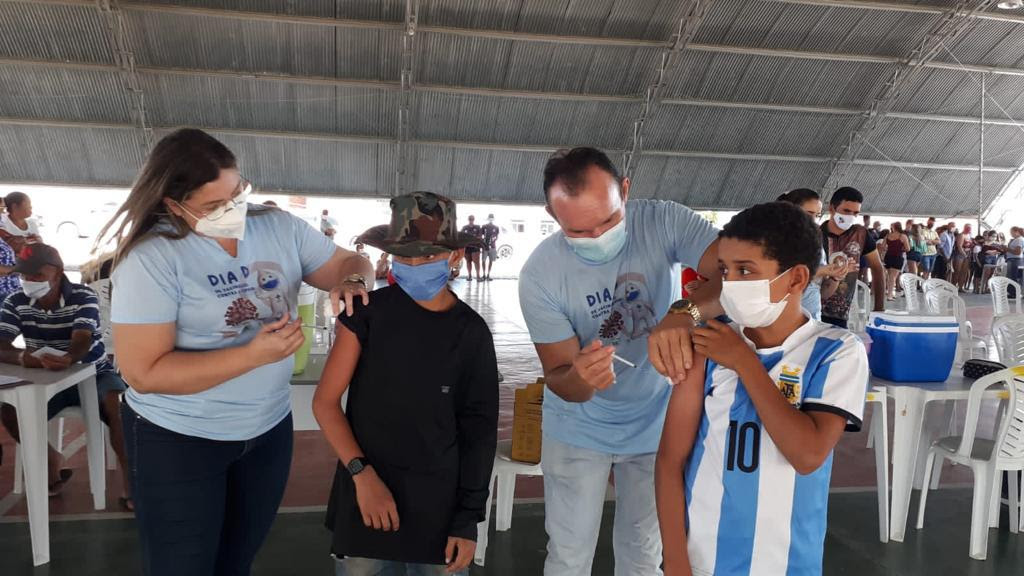 Paraíba imuniza mais 96 mil paraibanos contra Covid-10 no Dia Da de vacinação