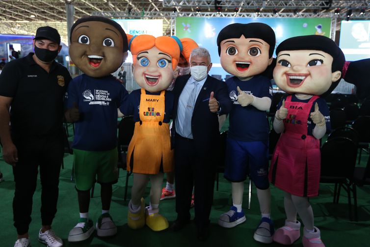 O  ministro da Ciência, Tecnologia e Inovações, Marcos Pontes, participa da  abertura oficial da 18ª Semana Nacional de Ciência e Tecnologia