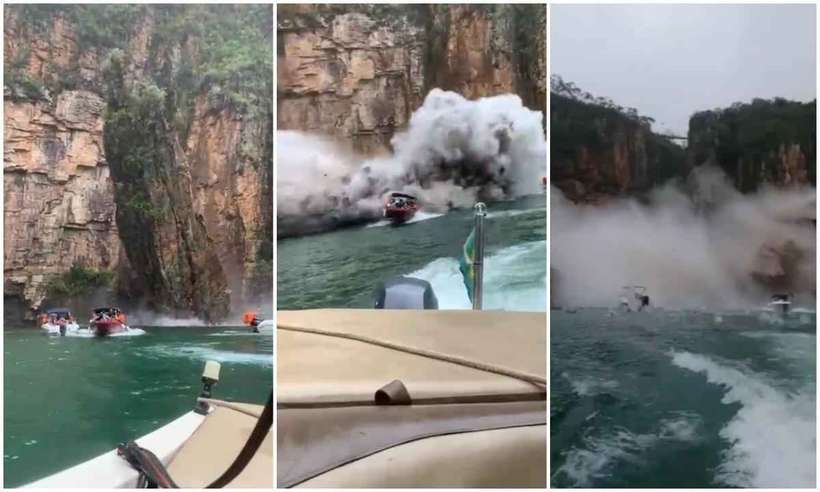 Tragédia, sobe para 7 o número de pessoas mortas e 31 feridas vítimas no deslizamento de rochas no Lago de Furnas em Minas Gerais