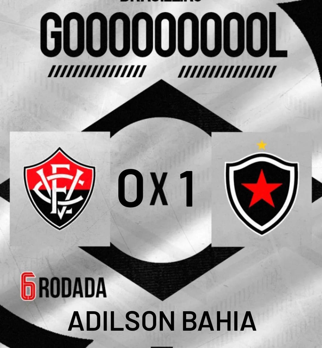 Botafogo marca gol aos 24" do segundo tempo, vence o Vitória no Barradão e ocupa a vice-liderança da série C