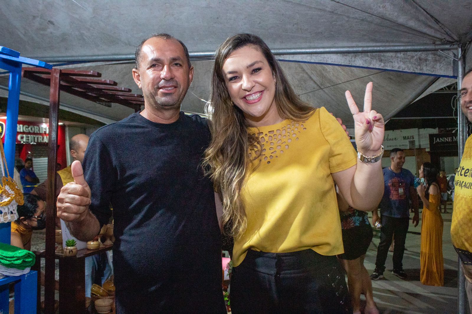 Deputada Camila Toscano recebe apoio do vice-prefeito de Araçagi ao projeto de reeleição para o terceiro mandato