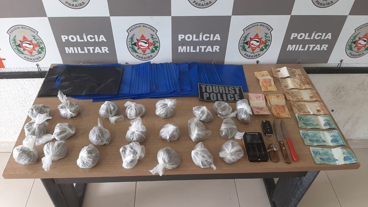 Transportando drogas, Polícia prende no bairro do Bessa procurado da Justiça por homicídio