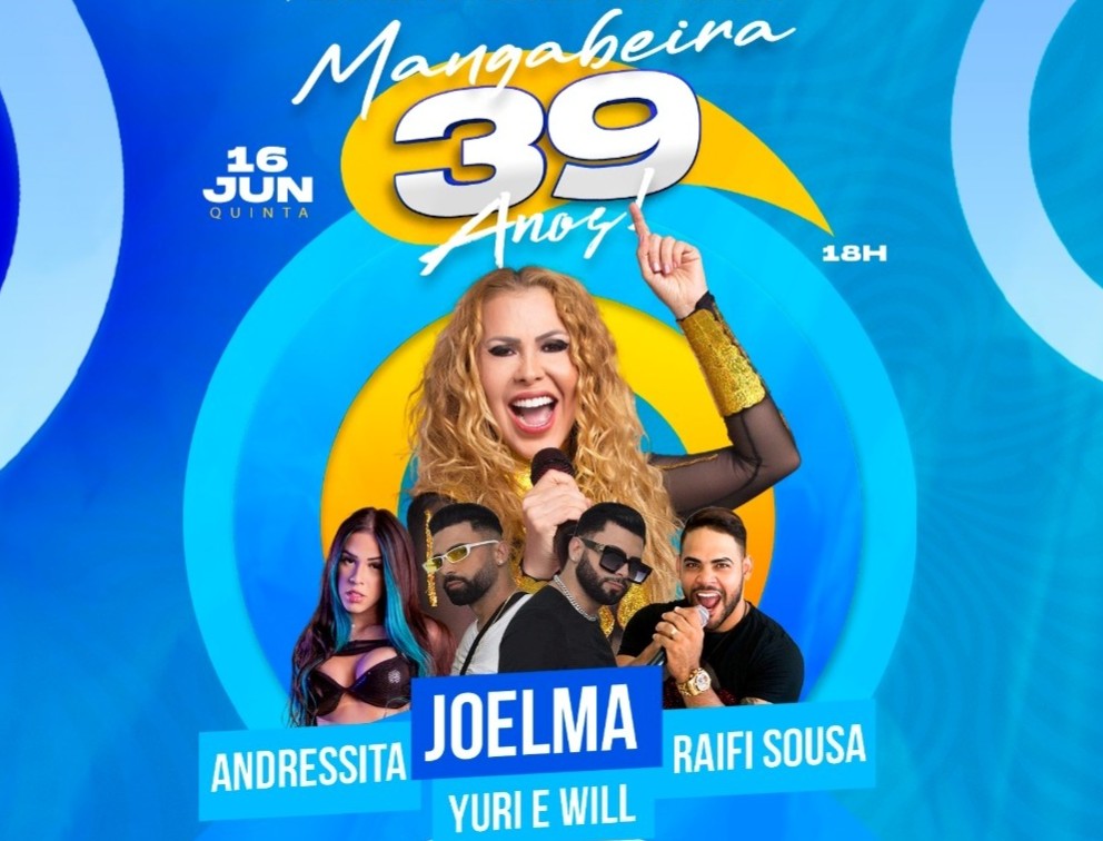 39 anos  de fundação, aniversário do bairro de Mangabeira será comemorado com show da cantora Joelma