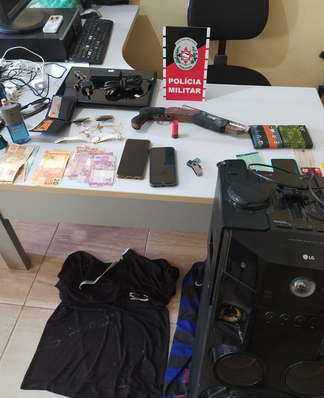 Operação São João, Policiais da 1ªCIPM prenderam dois suspeitos após roubo com reféns no município do Conde