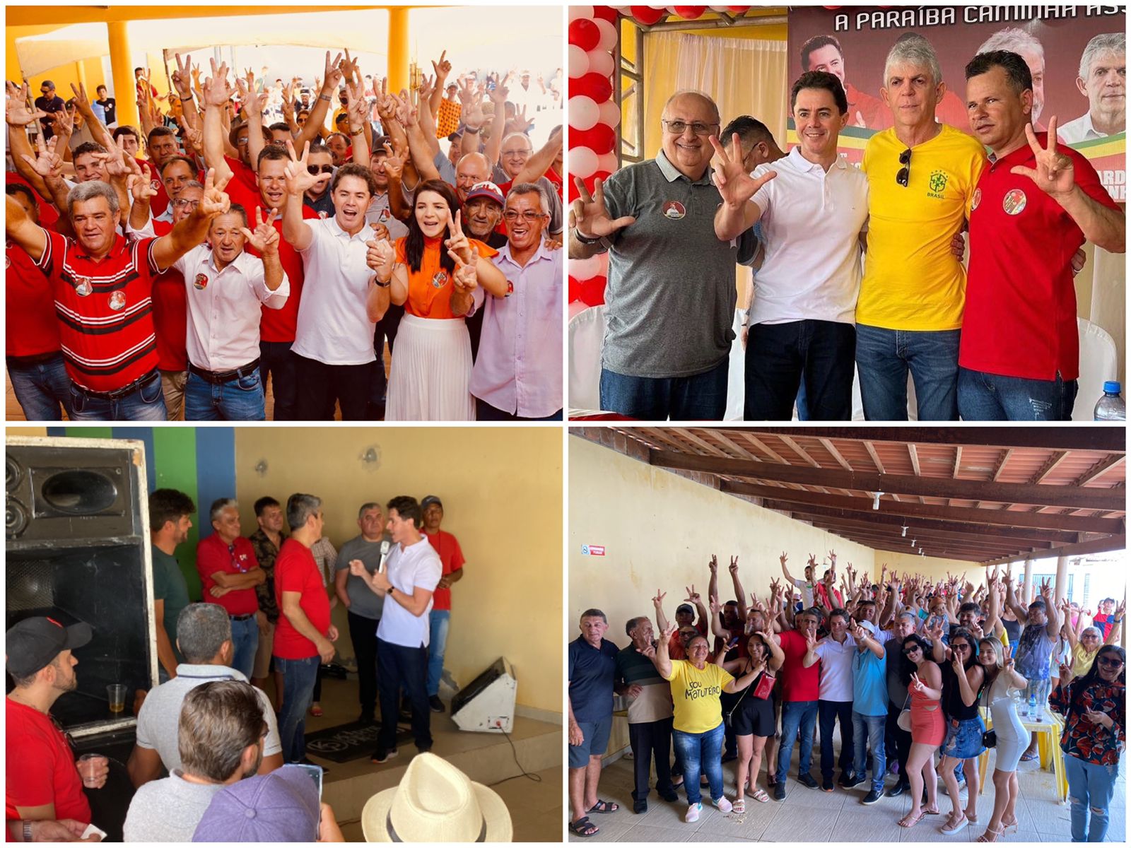 Em domingo de adesões: pré-candidato a governador Veneziano recebe apoios de lideranças políticas nas cidades de São Vicente do Seridó e Pedra Lavrada