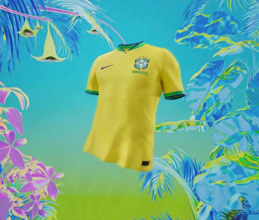 Inspirada na onça, CBF divulga nova camisa da seleção brasileira para a Copa do Mundo