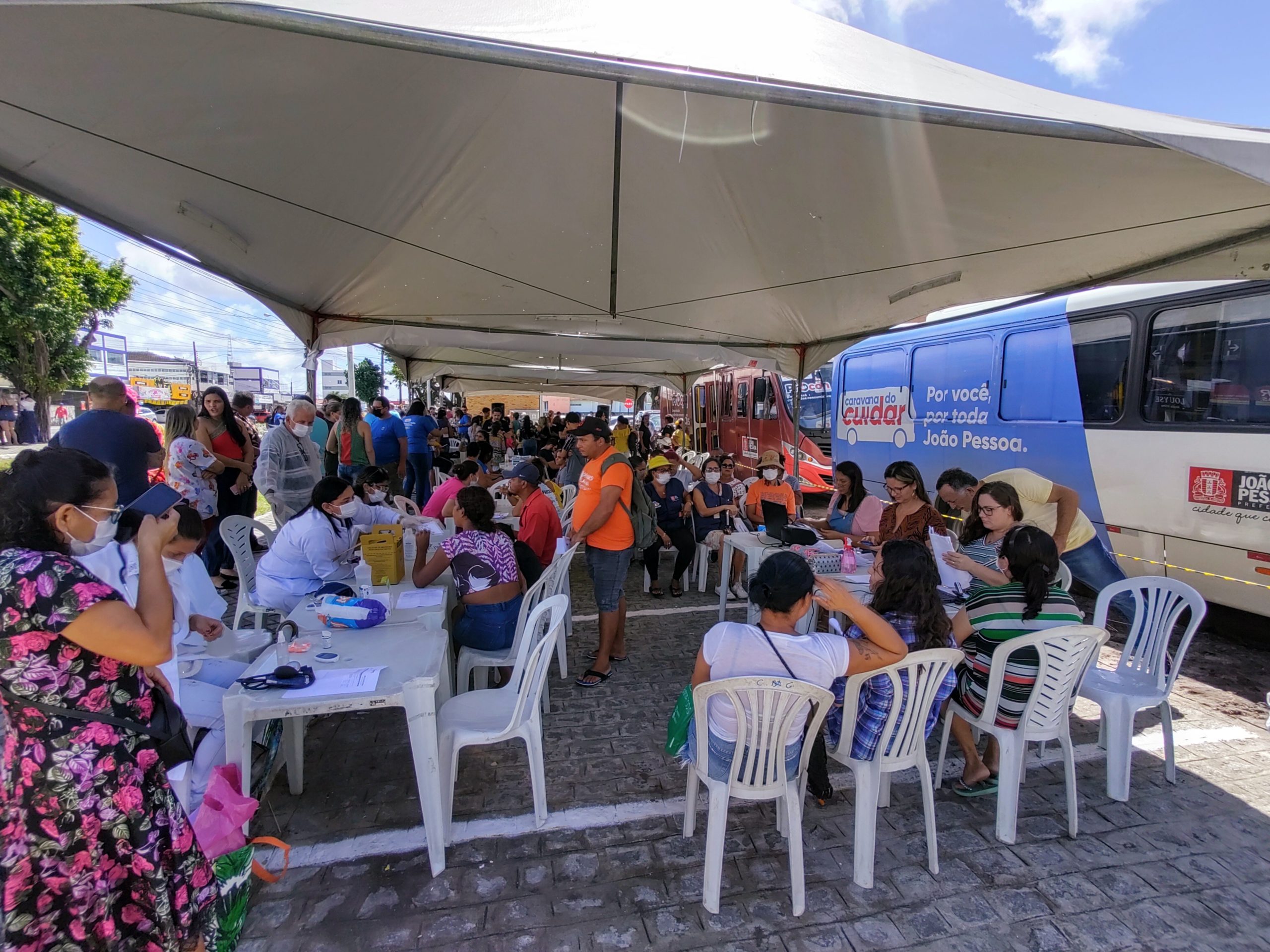 Assistência social e empregabilidade: Caravana do Cuidar é realizada no bairro de Mangabeira neste 5 de agosto