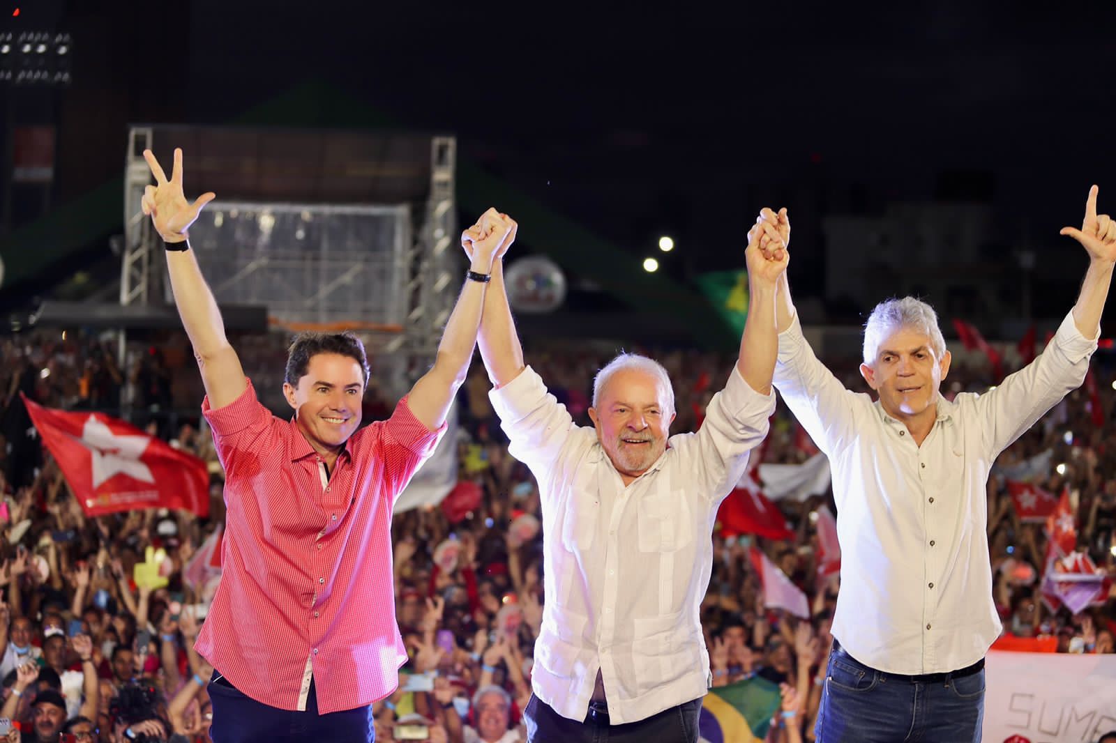 Para não deixar dúvida: Lula afirma em CG que o candidato dele a governador na Paraíba é Veneziano Vital