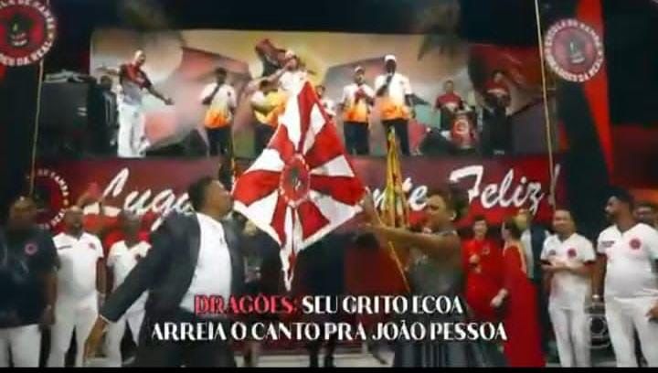 ‘Voar, Voar, Voar’: Homenagem da Dragões da Real a João Pessoa é destaque de programa nacional da TV Globo