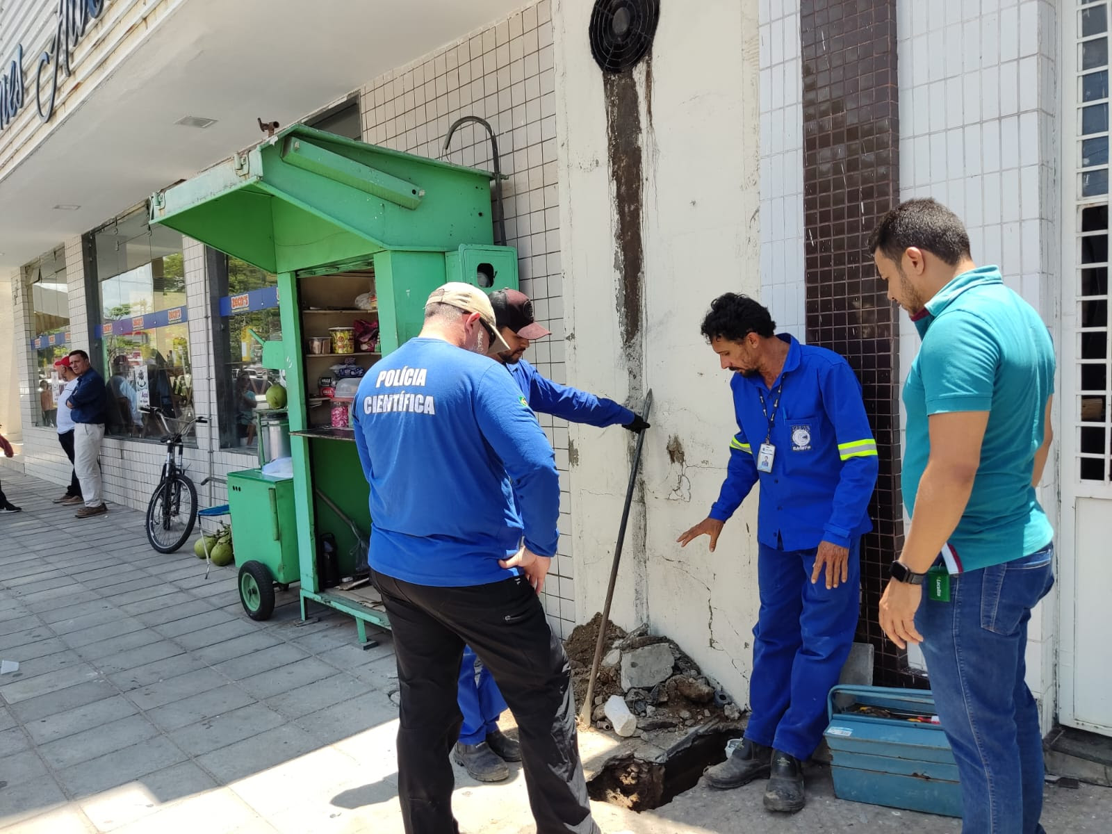 Operação das Polícias Civil, Científica, Militar e da Cagepa flagra furto de água em condomínio na cidade de Patos