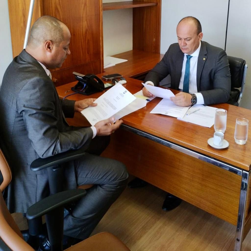 Cabo Gilberto atende pleito do vereador Jeremias do município de Alhandra e anuncia emenda de R$ 250 mil para área de segurança