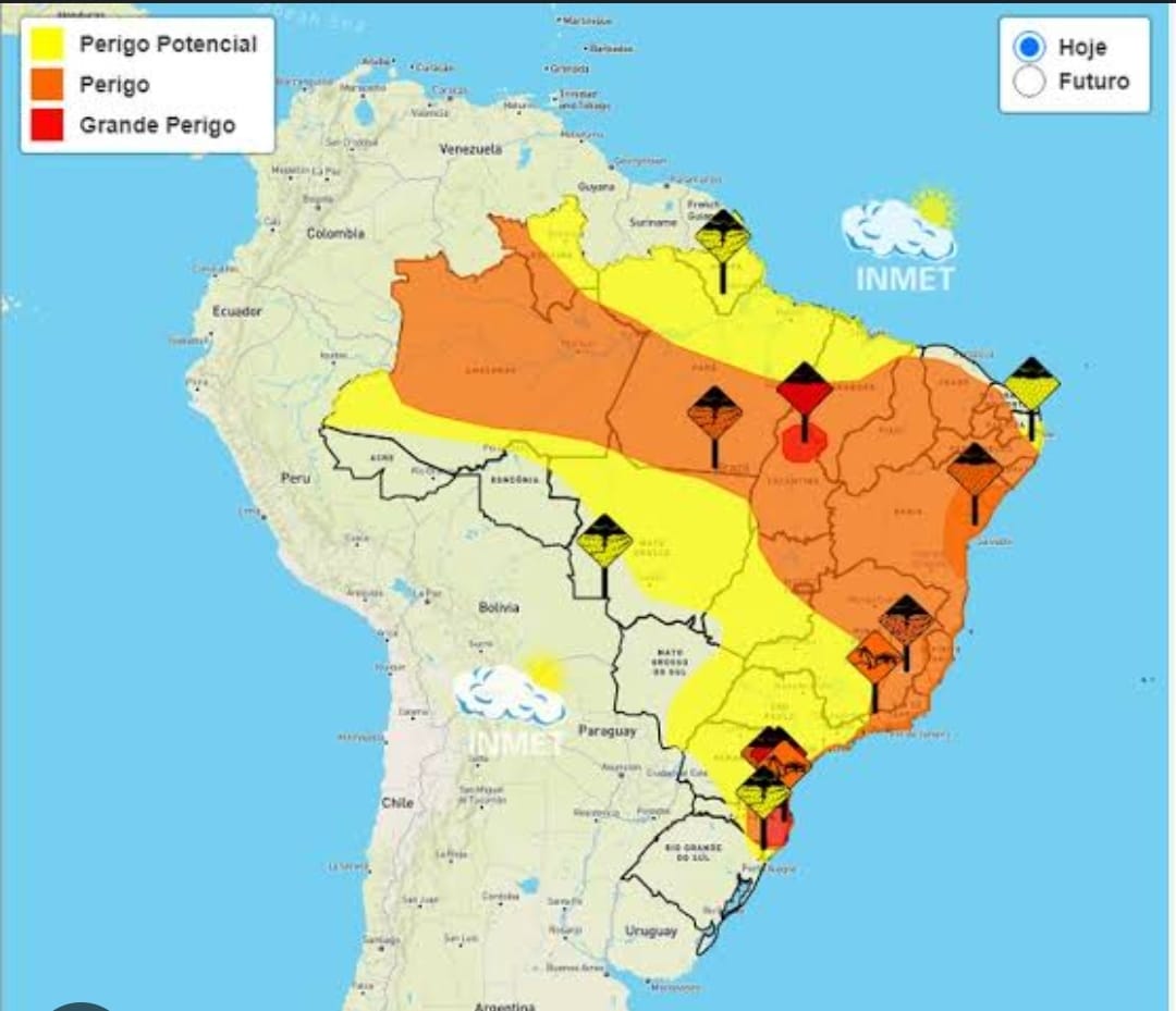 Chuvas, ventos fortes e frio marcam o carnaval em quase todo o país