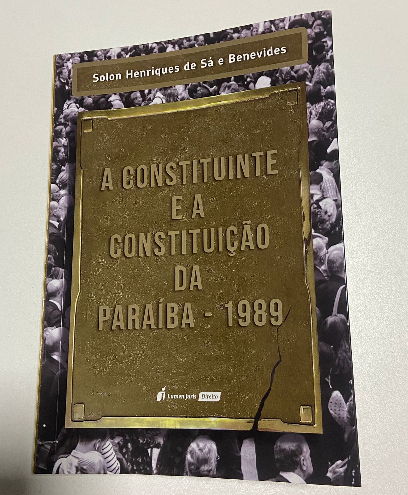 Advogado Solon Benevides lança livro “A Constituinte e a Constituição da Paraíba – 1989”, nesta segunda-feira