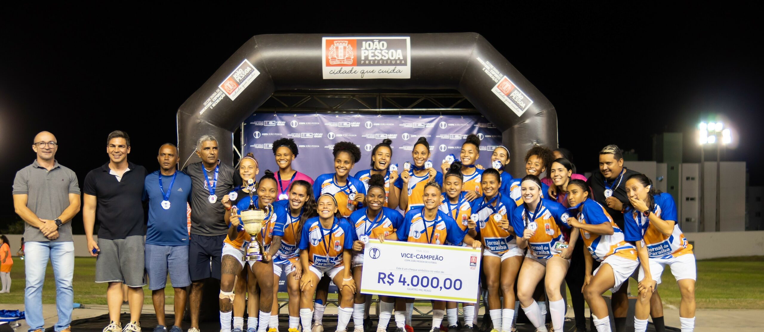 Premiação de R$ 7 mil: Brisamar vence Mangabeira nos pênaltis e conquista título da Copa João Pessoa de Futebol Feminino 2023