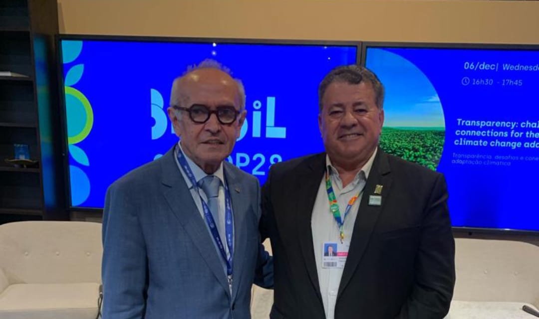 Prefeito Cícero e presidente da SBAU participam de painel sobre "Transparência, desafios e conexões para implementação da adaptação climática" na COP 28 em Dubai