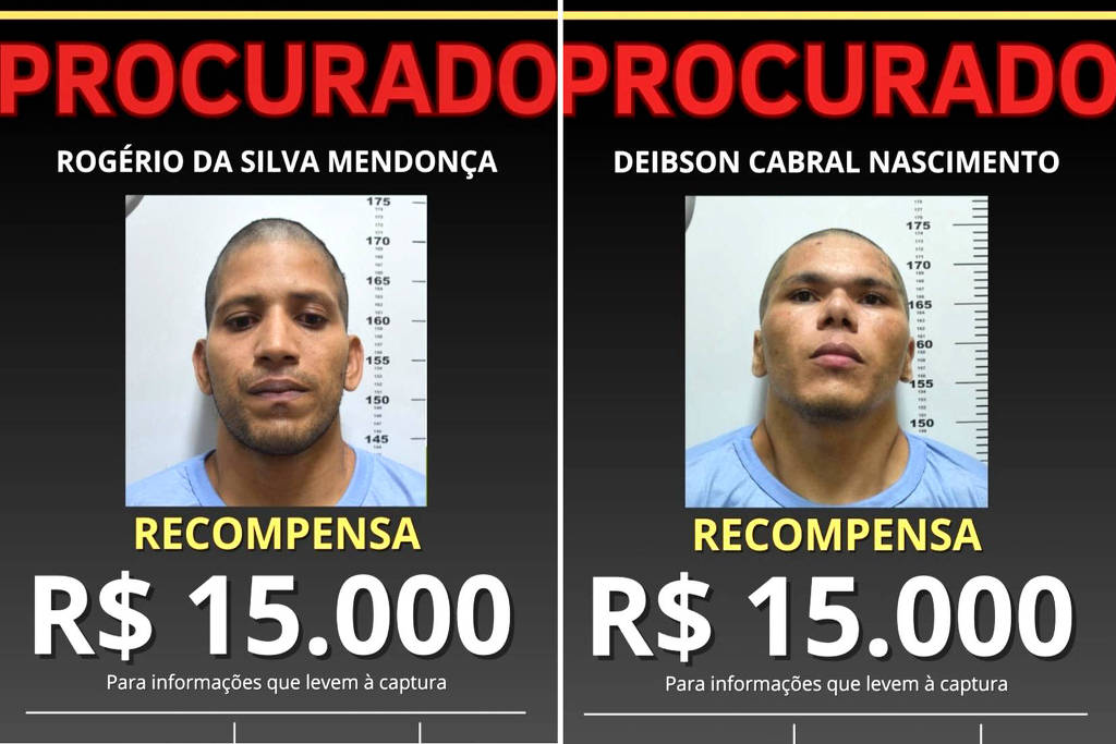 Confissão de incapacidade: Ministério da Justiça oferece recompensa de R$ 30 mil para informações sobre fugitivos de presídio de Segurança Máxima de Mossoró