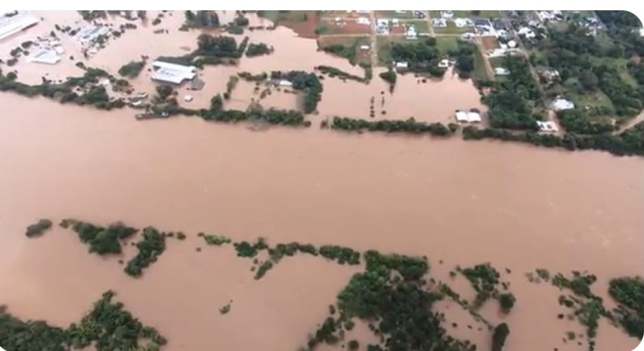 Inundado com as fortes chuvas, Rio Grande do Sul já contabiliza 66 pessoas mortas em mais de 300 cidades atingidas