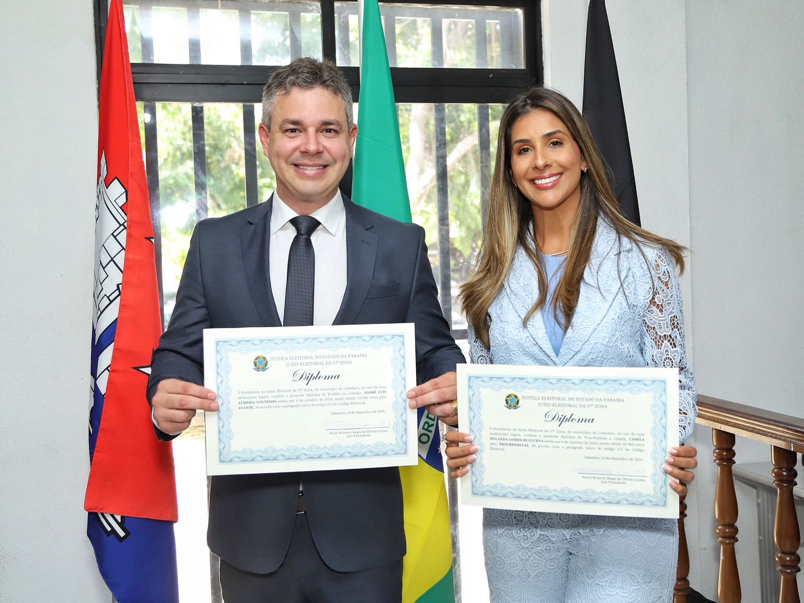 Prefeito eleito de Cabedelo, André Coutinho é diplomado pela Justiça Eleitoral