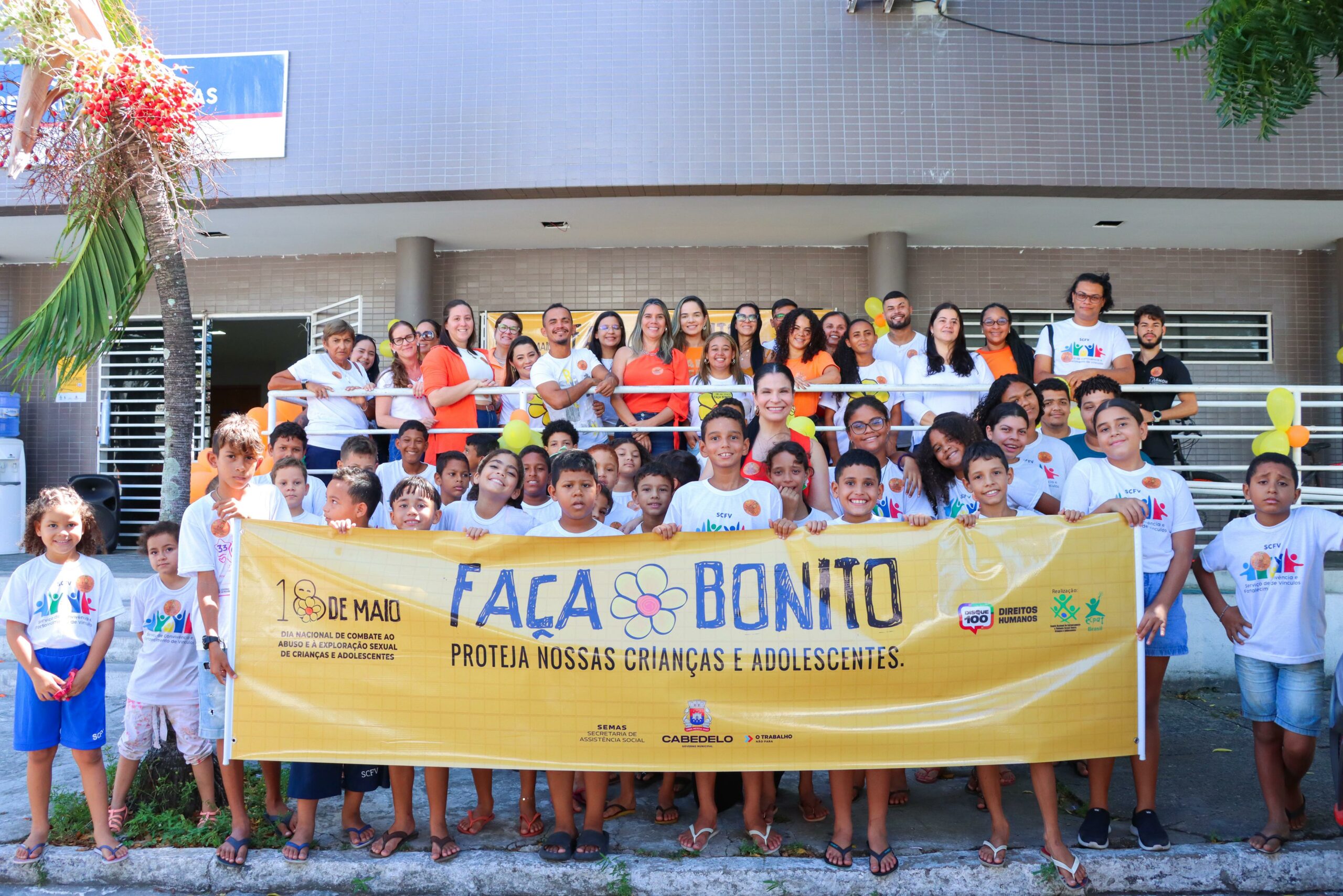 Prefeitura de Cabedelo abre programação do "Maio Laranja", mês dedicado à luta contra o abuso e a violência sexual contra crianças e adolescentes