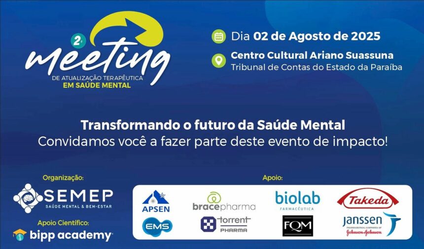 Semep realiza em parceria com BIPP ACADEMY meeting de atualização terapêutica em saúde mental