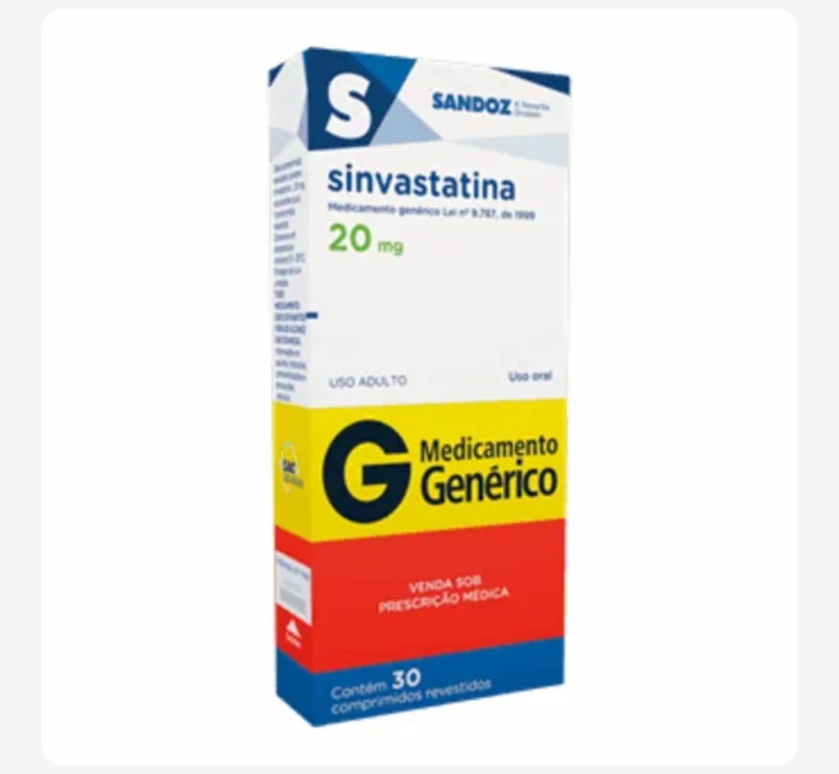 Laboratório Sandoz Brasil e farmacêutico Novartis Biociências anunciam recolhimento preventivo de lote PJ5246 do medicamento Sinvastatina