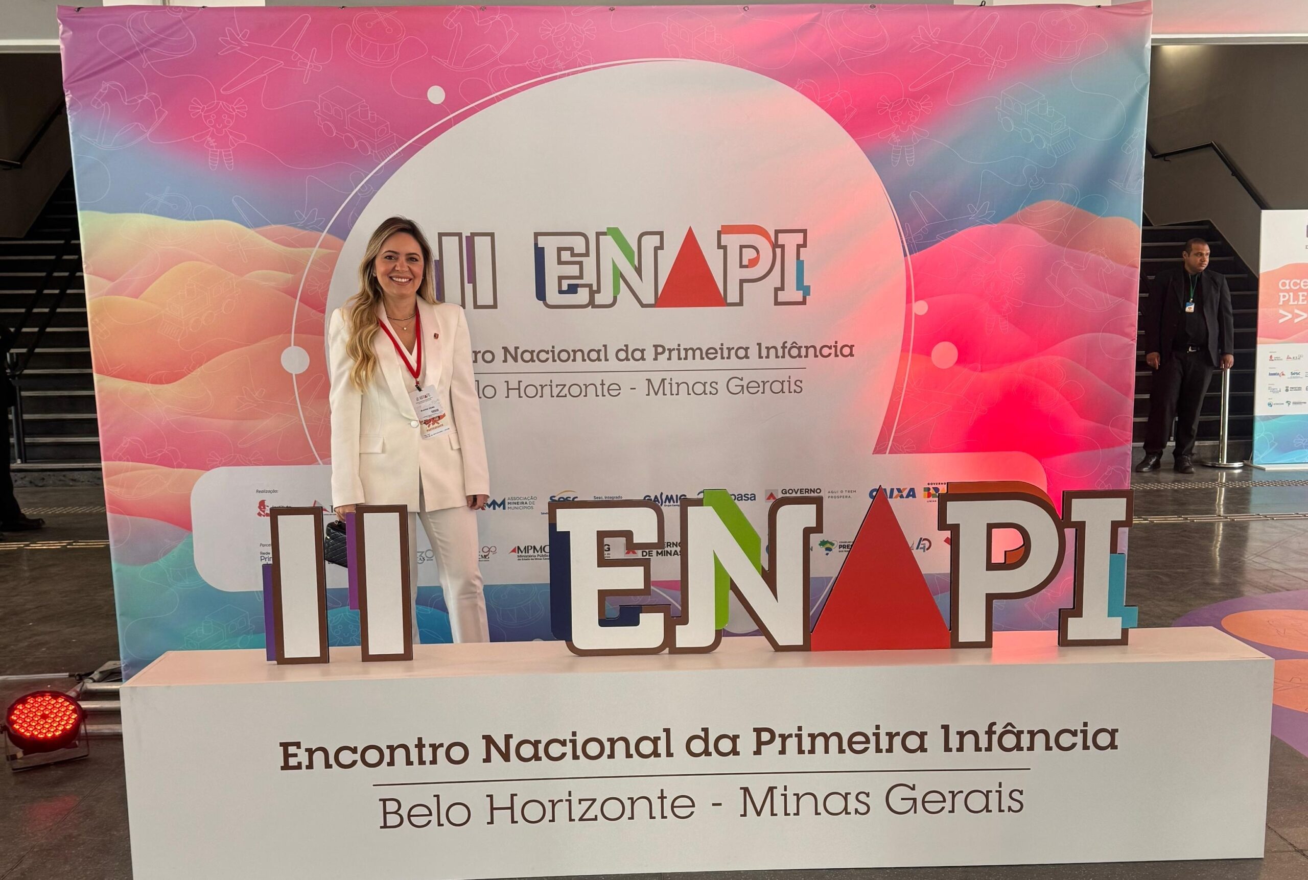 Conselheira Alanna Galdino representa o TCE-PB no II Encontro Nacional da Primeira Infância em Belo Horizonte