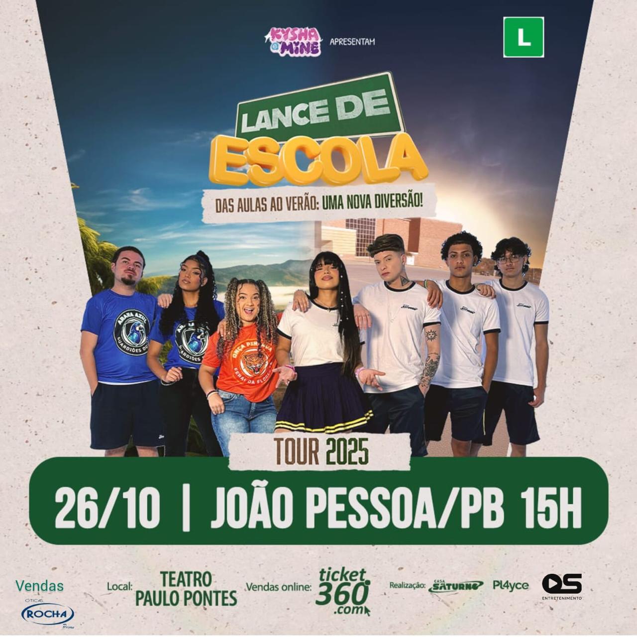 Fenômeno do YouTube, "Lance de Escola - O Musical" será apresentado em João Pessoa no mês de outubro