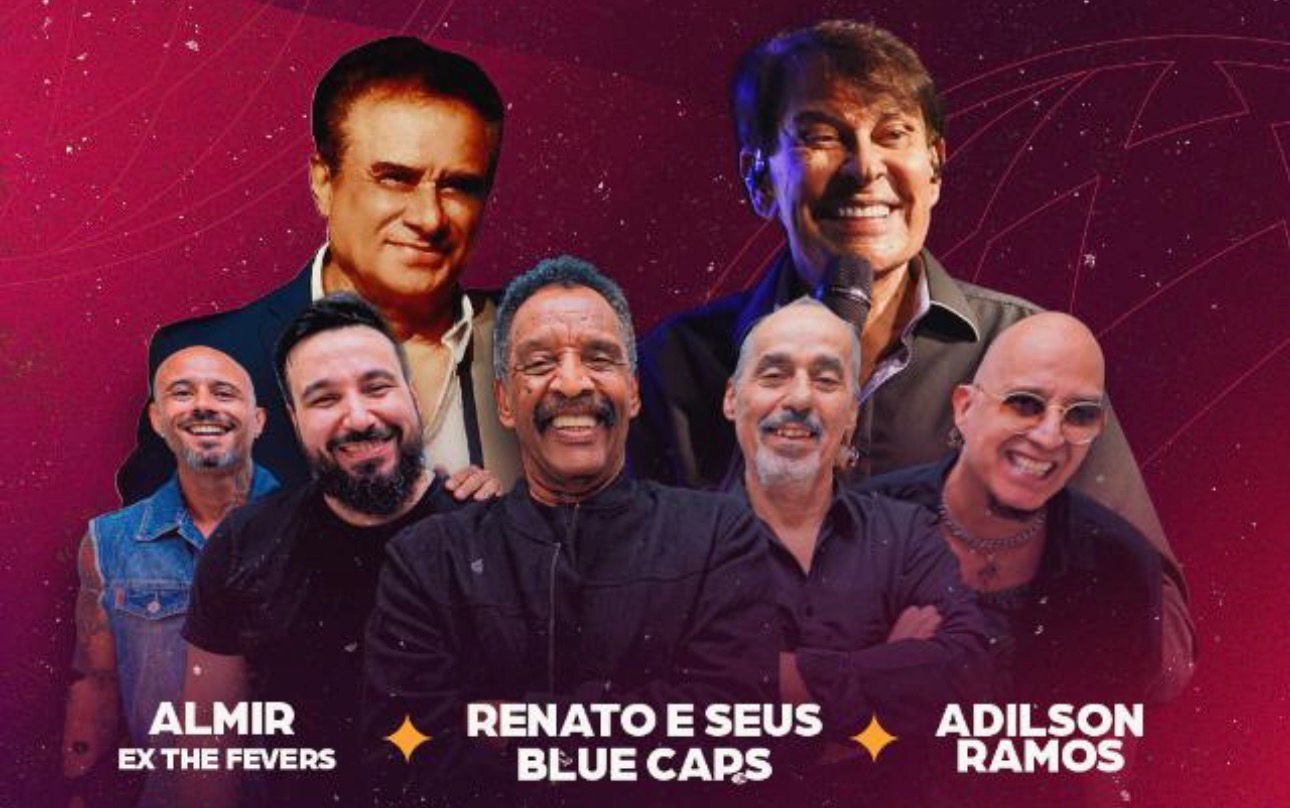 Encontro da Jovem Guarda agita o Clube Cabo Branco neste sábado (25) com Renato e Seus Blue Caps, Adilson Ramos e Almir Bezerra