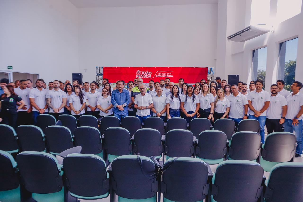 52 candidatos aprovados em concurso da Semob-JP iniciam curso de formação de nova turma de agentes de mobilidade urbana em João Pessoa