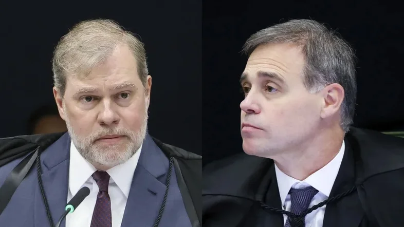 Ministros Toffoli e Mendonça discutem durante sessão da Segunda Turma do STF