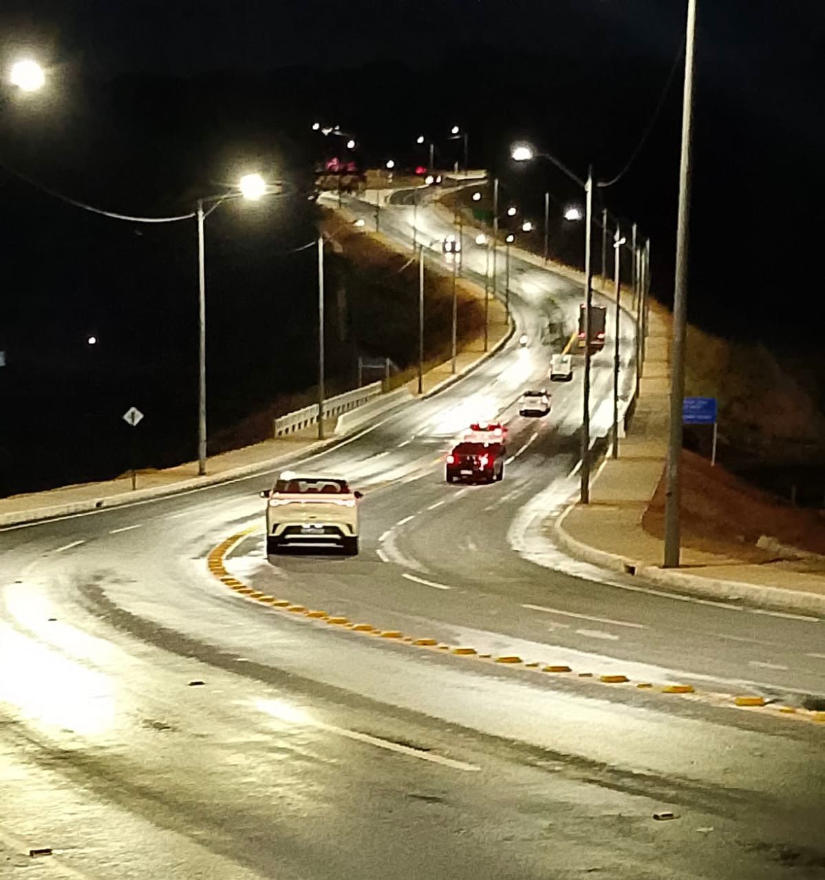 Prefeitura de João Pessoa conclui instalação de iluminação em LED no novo acesso ao anel viário que liga o Altiplano à UFPB