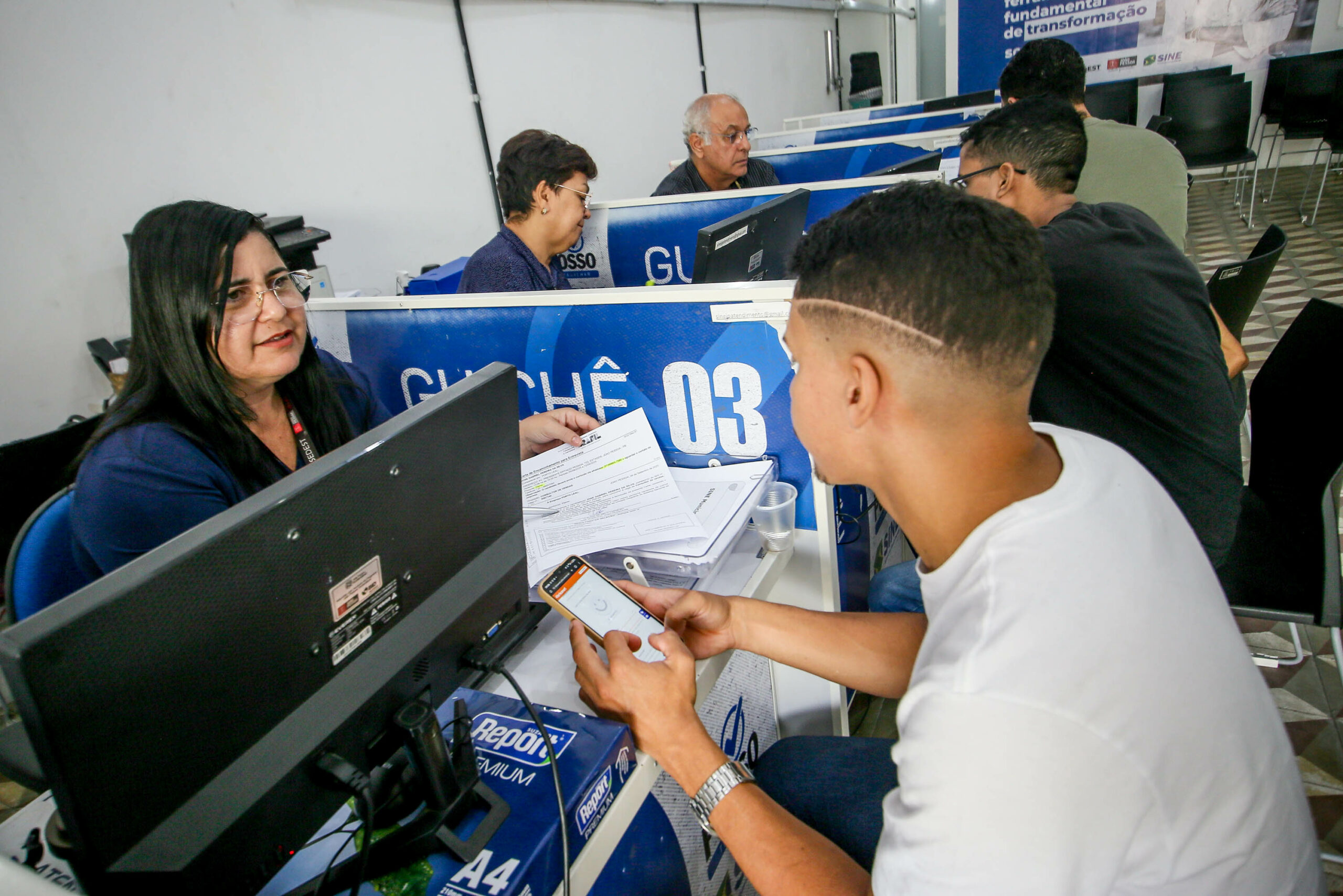 Sine-JP oferta 937 vagas de emprego e telemarketing lidera oportunidades entre terça e sexta-feira