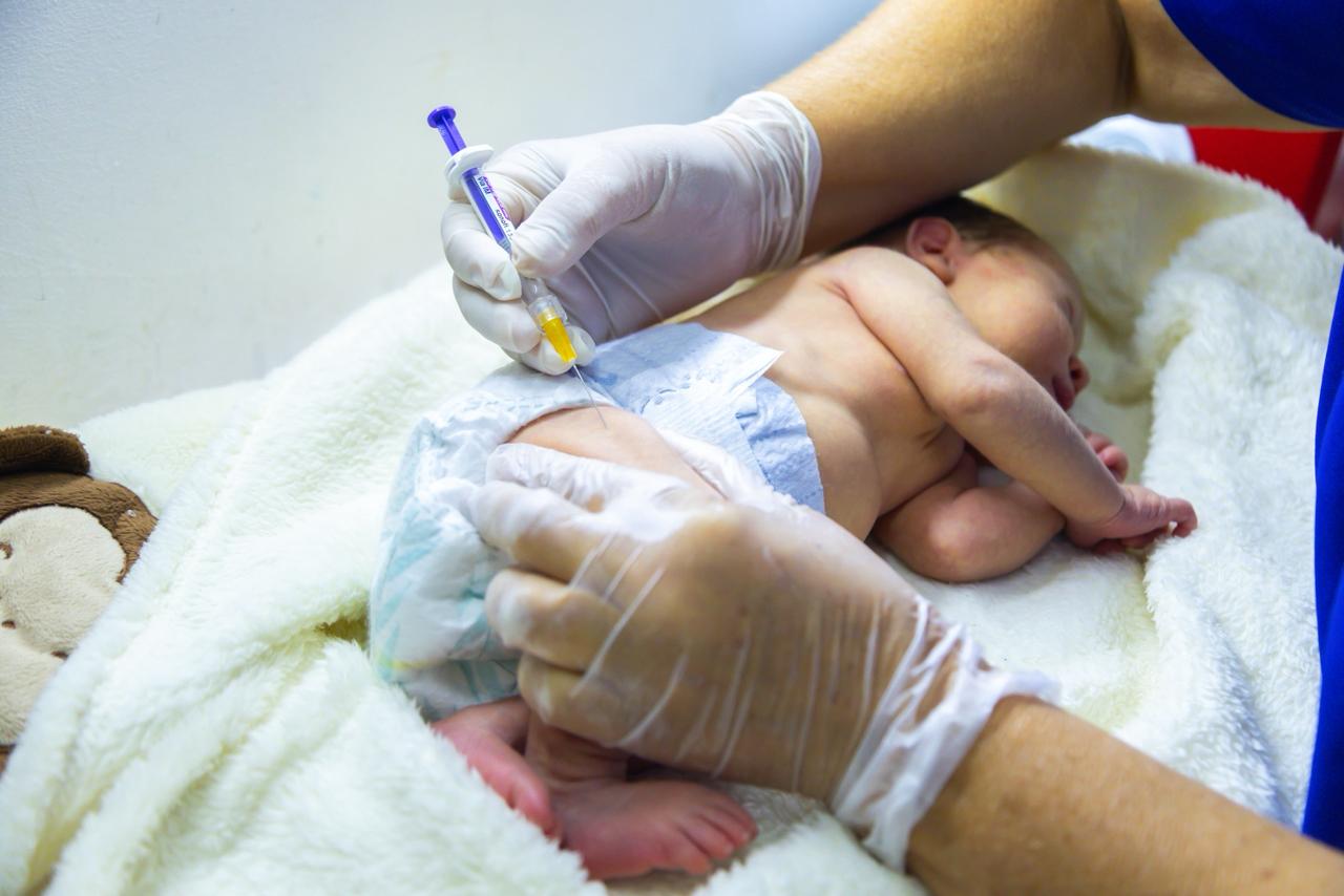 Secretaria de Saúdea de João Pessoa inicia imunização de bebês contra o Vírus Sincicial Respiratório nas maternidades públicas